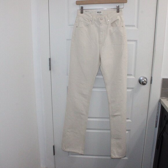 Agolde High Rise Vintage Flare Size 23 Cream Brand New - Picture 2 of 4